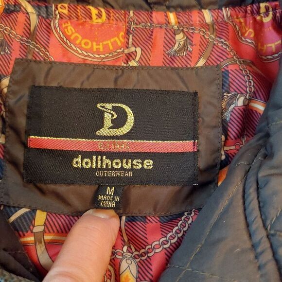 Dollhouse girls jacket size M dark green - Picture 4 of 9